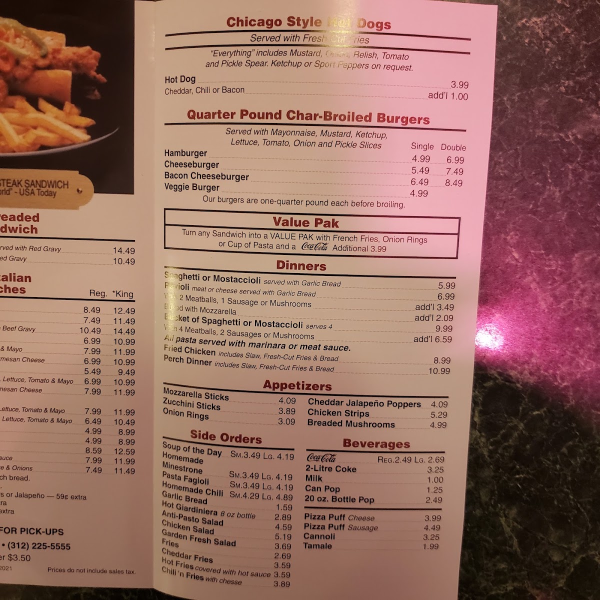 Ricobene's Menu - Image 5